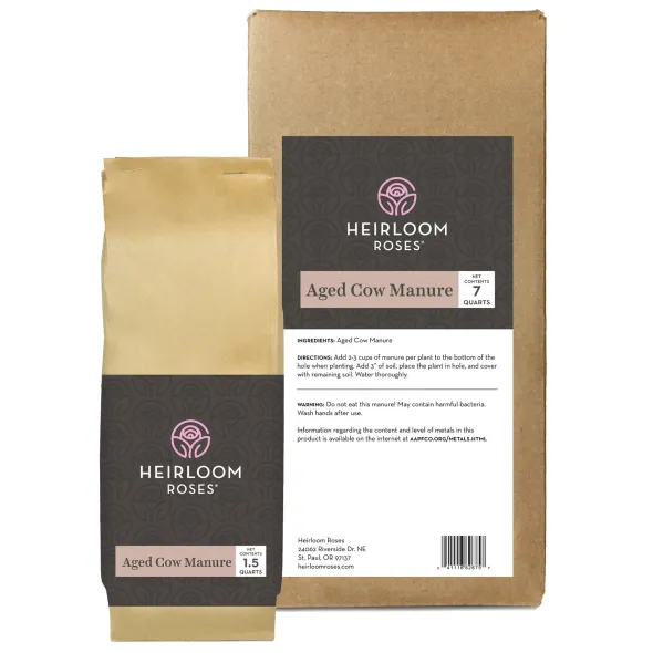 Heirloom Roses 100% Natural Aged Cow Manure Sale