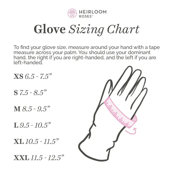 Heirloom Roses Long Pruning Gloves New